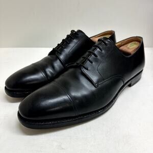 Crockett & Jones x Peal & Co. x Brooks Brothers Cap Toe Derby Black Calf 324 13